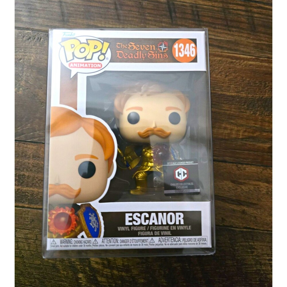 Funko Pop! Animation The Seven Deadly Sins Escanor #1346 Boxed Vinyl Figure Mint